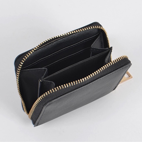 * Faux Leather Wallet W/Oversized Chain - Picture 2 of 2